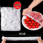 100ც საჭმლის შესანახი თავსაფარი