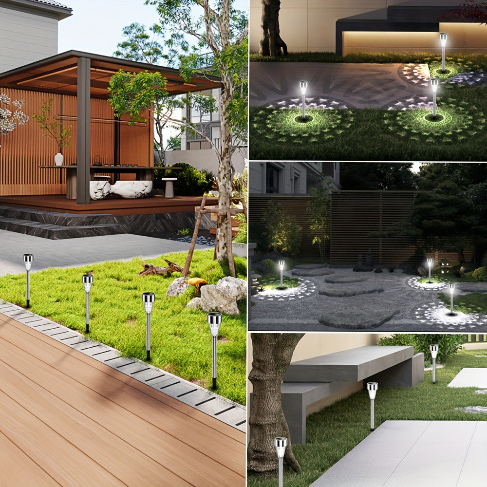 ეზოს სანათი მზის ბატარეით 4ც