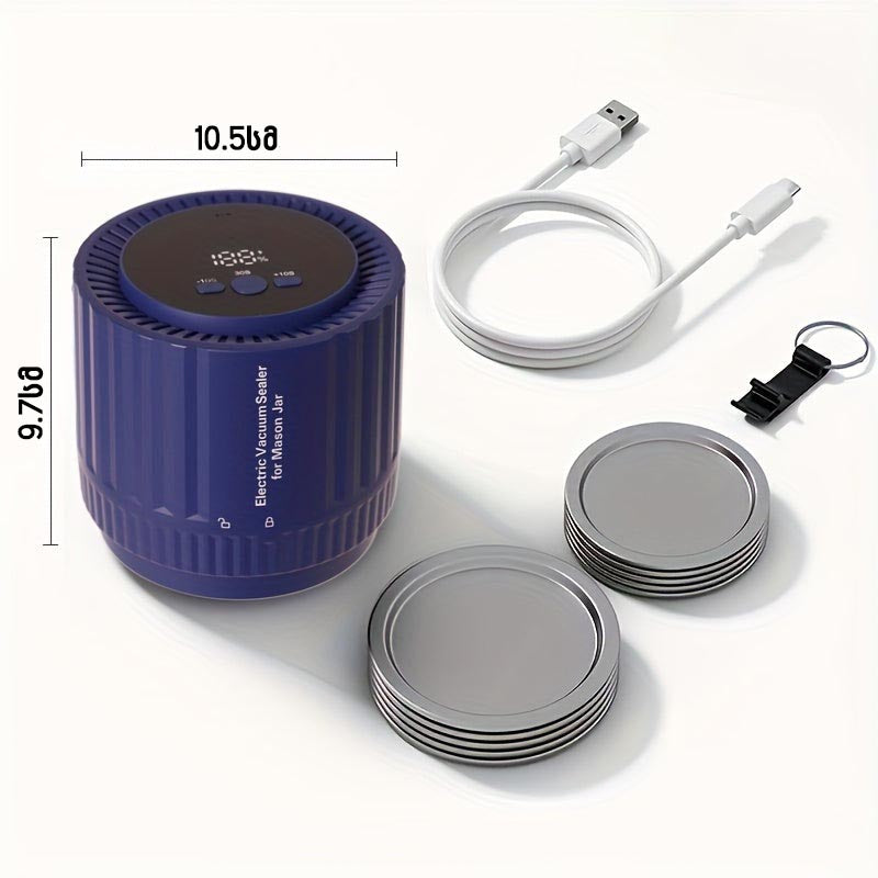 ელექტრული ვაკუუმის აპარატი ქილებისთვის