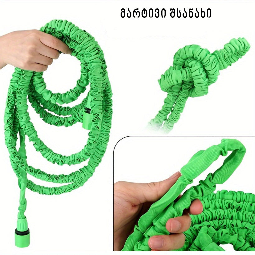 რეზინის მაღალი წნევის შლანგი 7.6 მ წელვადი