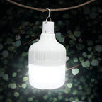 ეკონომიური ბატარეაზე მომუშავე ნათურა, საკიდით