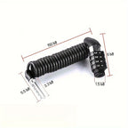 პორტატიული საკეტი ველოსიპედისთვის/ჩაფხუტისთვის