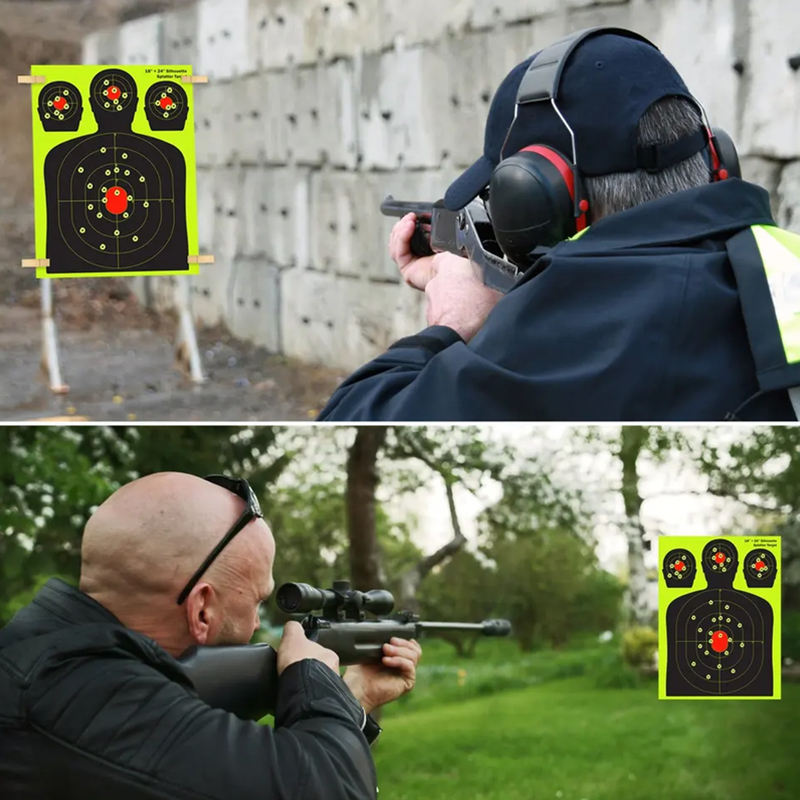 სამიზნე სტიკერები, ფლუორესცენტური წებოვანი სტიკერები