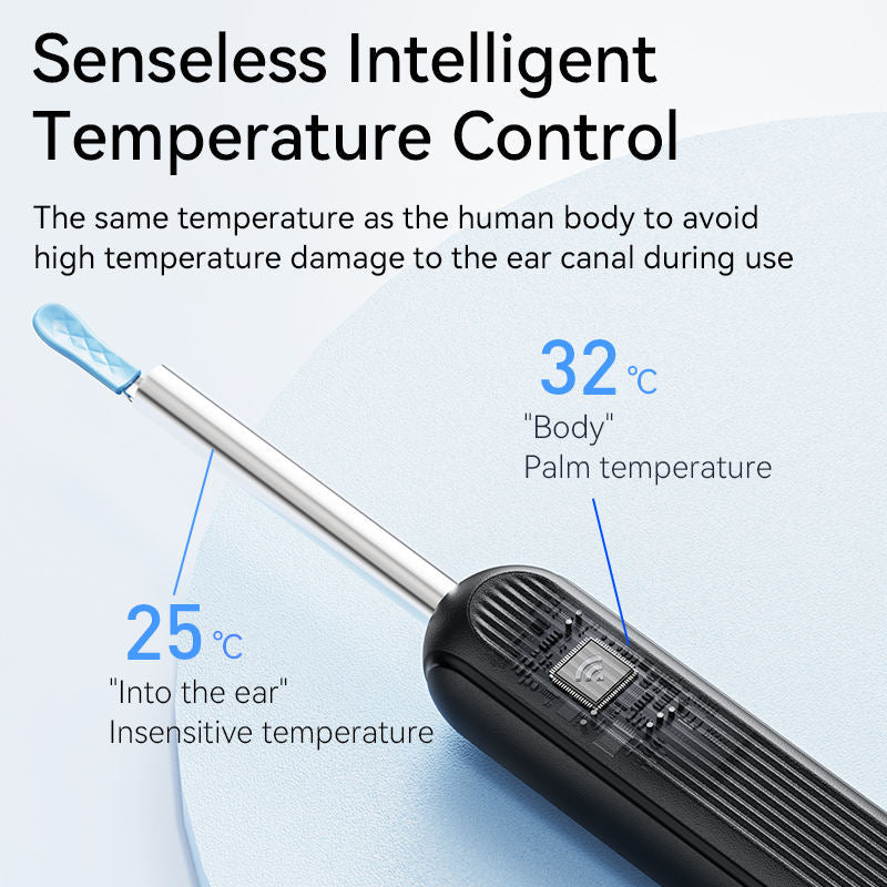 ელექტრო ყურის კოვზი კამერით