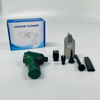 მძლავრი უსადენო ელექტრო ხელის მანქანის მინი მტვერსასრუტი + ჰაერის დაბერვის ფუნქცია