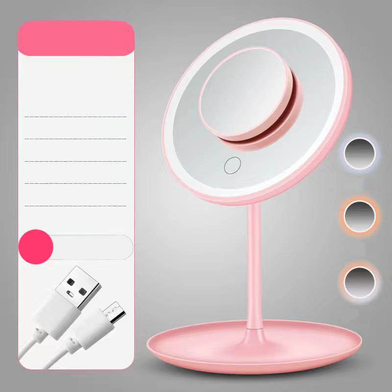 სარკე, მანათობელი, გამადიდებელი მაგნიტური მინი სარკით, ელექტრო