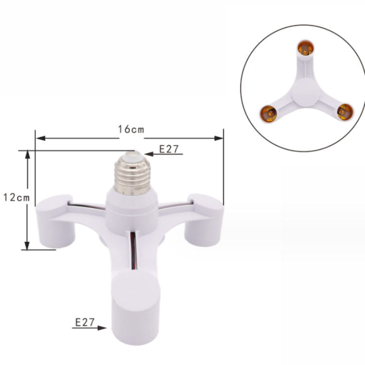 3 ნათურის ადაპტერი