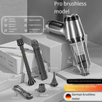 მძლავრი უსადენო ელექტრო ხელის მანქანის მინი მტვერსასრუტი + ჰაერის დაბერვის ფუნქცია