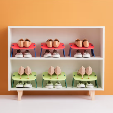 ორფენიანი ფეხსაცმლის დასადები ორგანაიზერი