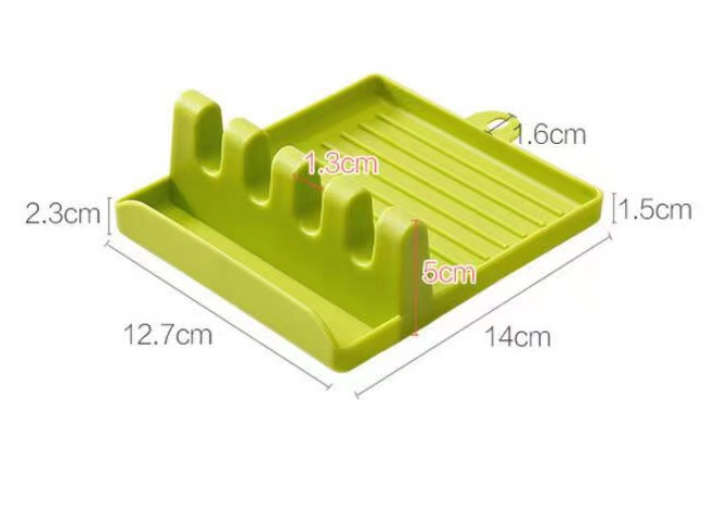 კოვზების და თავსახურების დამჭერი სადგამი