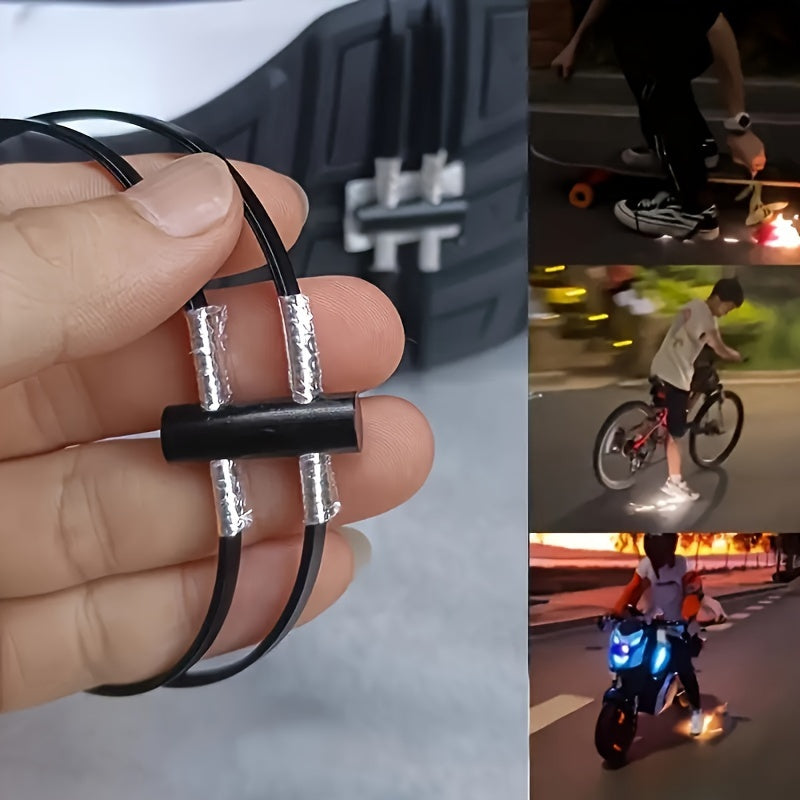 ფეხზე დასამაგრებელი სამუხრუჭე ნაპერწკლების ეფექტით