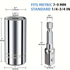 უნივერსალური ხელსაწყო ბურღის ადაპტერით