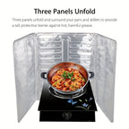 დასაკეცი თერმოგამძლე შხეფებისგან დამცავი, მრავალჯერადი