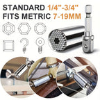 უნივერსალური ხელსაწყო ბურღის ადაპტერით